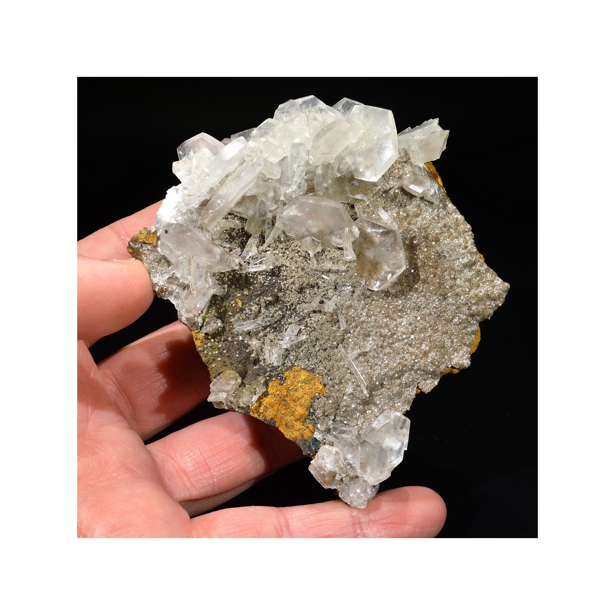 Calcite hexagonale - Mine Ojuela, Mapimi, Durango, Mexique