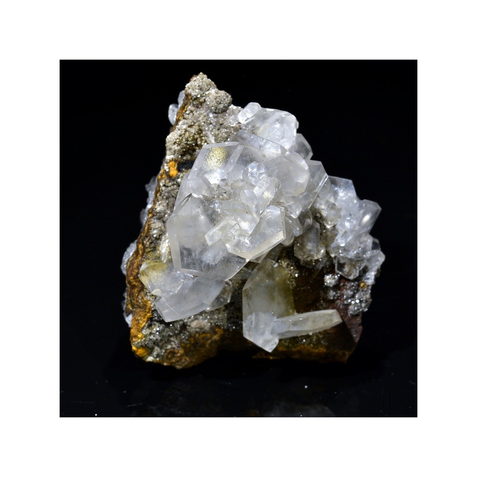 Calcite hexagonale - Mine Ojuela, Mapimi, Durango, Mexique