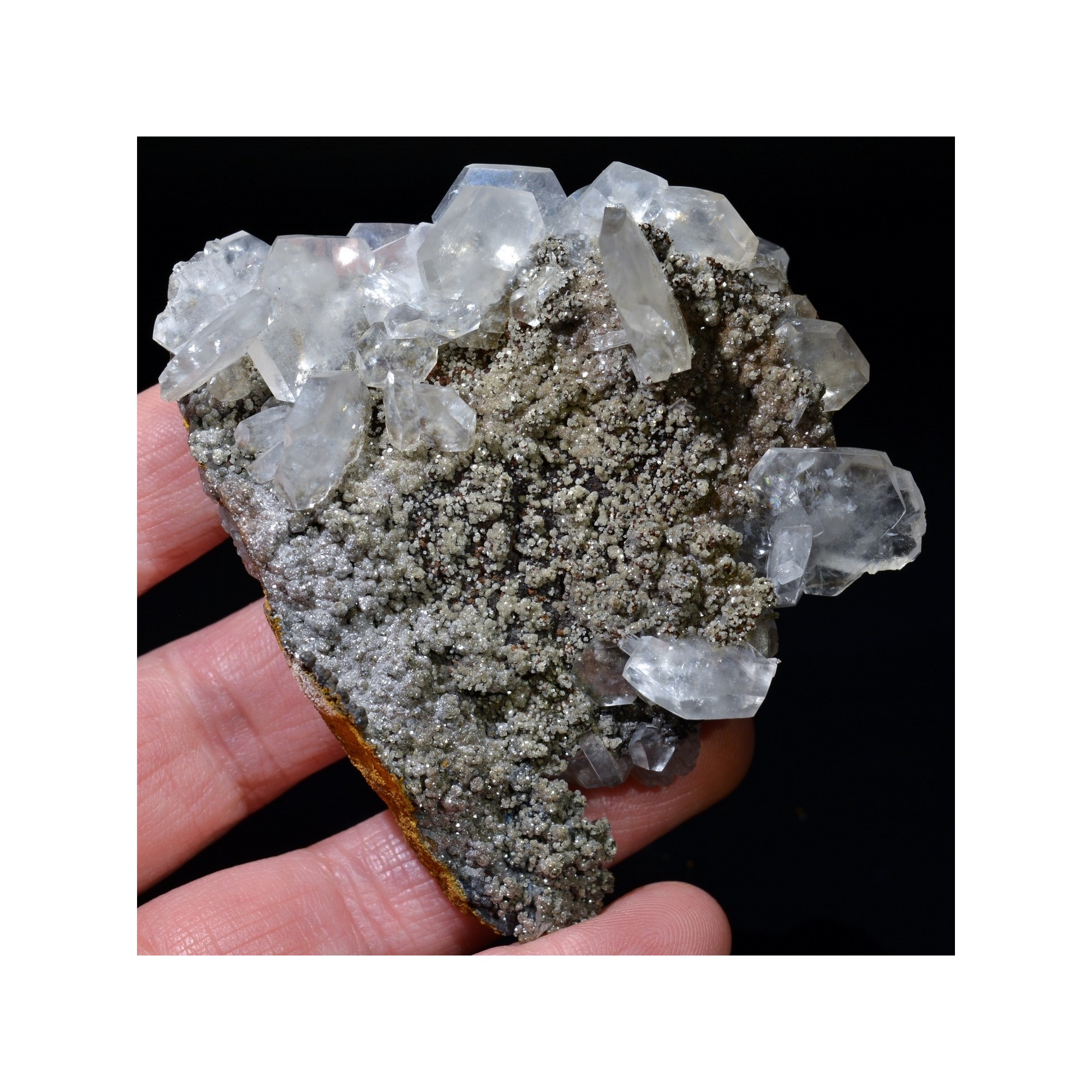 Calcite hexagonale - Mine Ojuela, Mapimi, Durango, Mexique