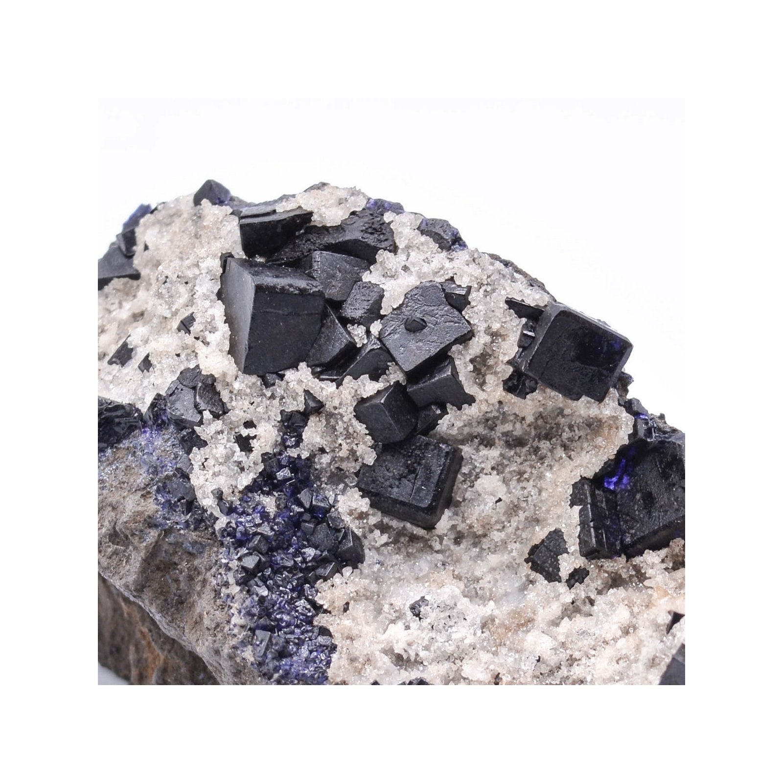 Fluorine antozonite et calcite - Mine Ojuela, Mapimi, Durango, Mexique