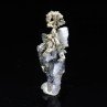 Argent natif sur calcite, Mine Bouismas, Bou Azzer, Maroc