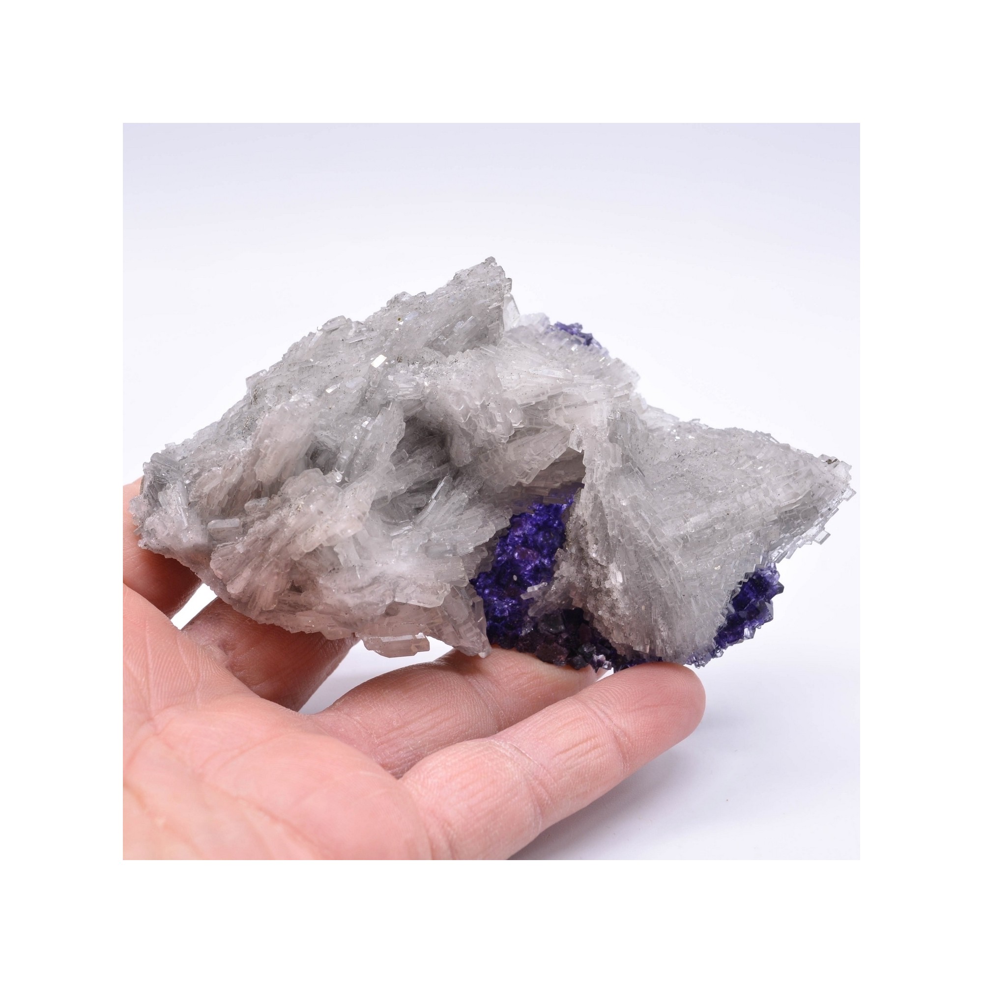 Fluorite and barite - Saint-Peray, Ardèche, France