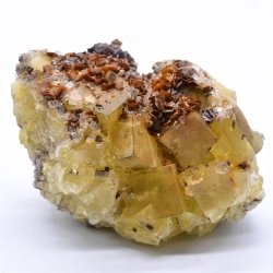 Fluorine, sidérite et quartz - Peyrebrune, Tarn, France