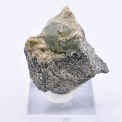 Prehnite and byssolite - Combe de la Selle, Saint-Christophe-en-Oisans, Isère, France