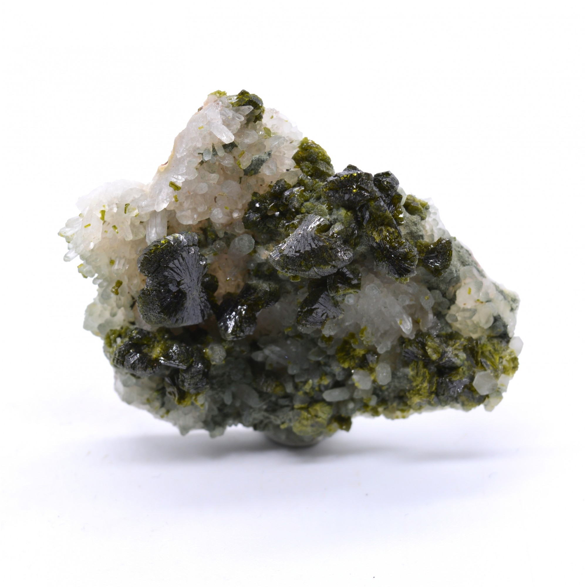 Epidote and quartz - Imilchil, Morocco