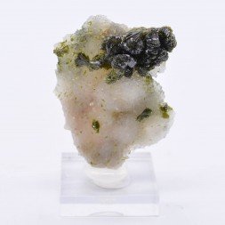 Epidote and quartz - Imilchil, Morocco
