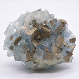 Fluorine et pyrite - Le Burc, Alban, Tarn, France