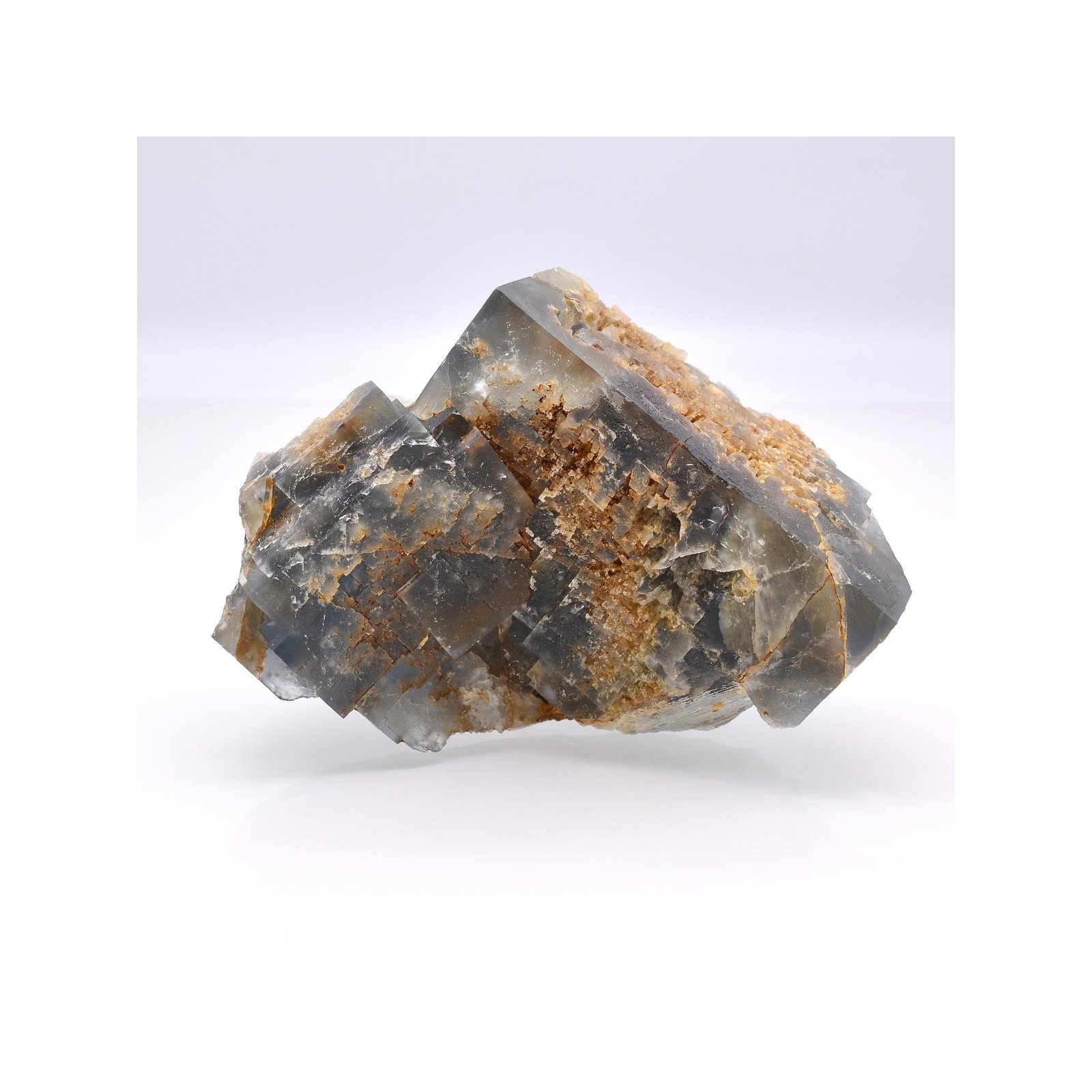 Fluorite - Mine des Sausses, Chavaniac-Lafayette, Haute-Loire, France