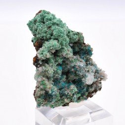 Rosasite, conichalcite - Ojuela Mine, Mapimi, Durango, Mexico