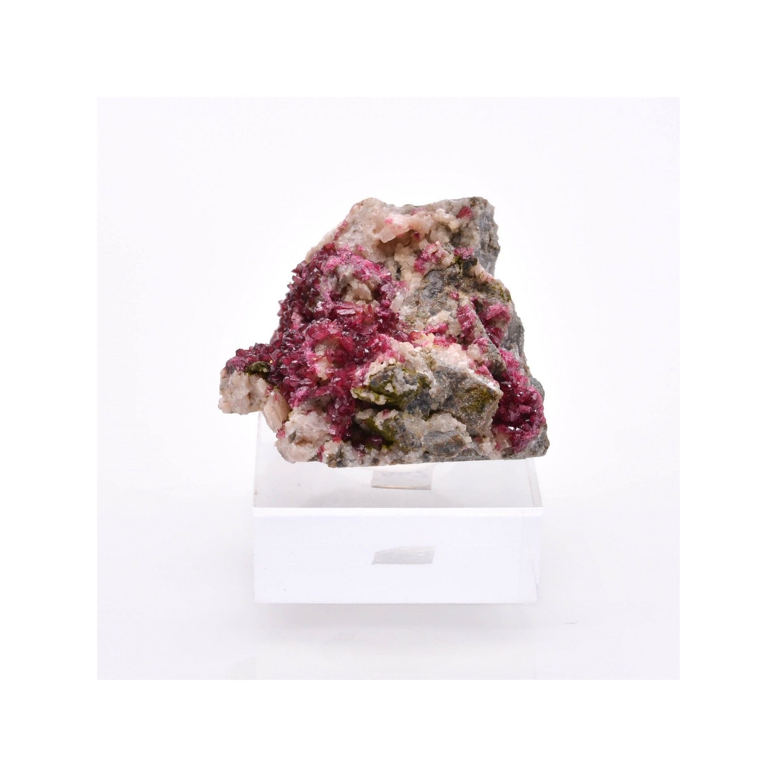 Roselite on dolomite - Bou-Azzer, Morocco