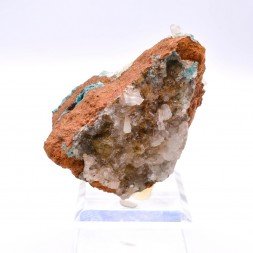 Aurichalcite, conichalcite, calcite - Mine Ojuela, Mapimi, Durango, Mexique