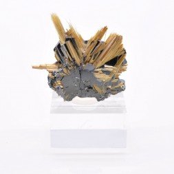 Rutile et hématite - Novo Horizonte, Bahia, Brésil