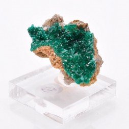 Dioptase - Mine Ntola, district minier de Mindouli, Congo