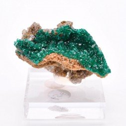 Dioptase - Mine Ntola, district minier de Mindouli, Congo