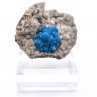 Cavansite sur heulandite - Carrières Wagholi, Poona, Inde