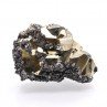Sphalerite on pyrite - Elba island, Tuscany, Italy