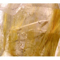 Quartz à inclusions de rutile - Novo Horizonte, Bahia, Brésil