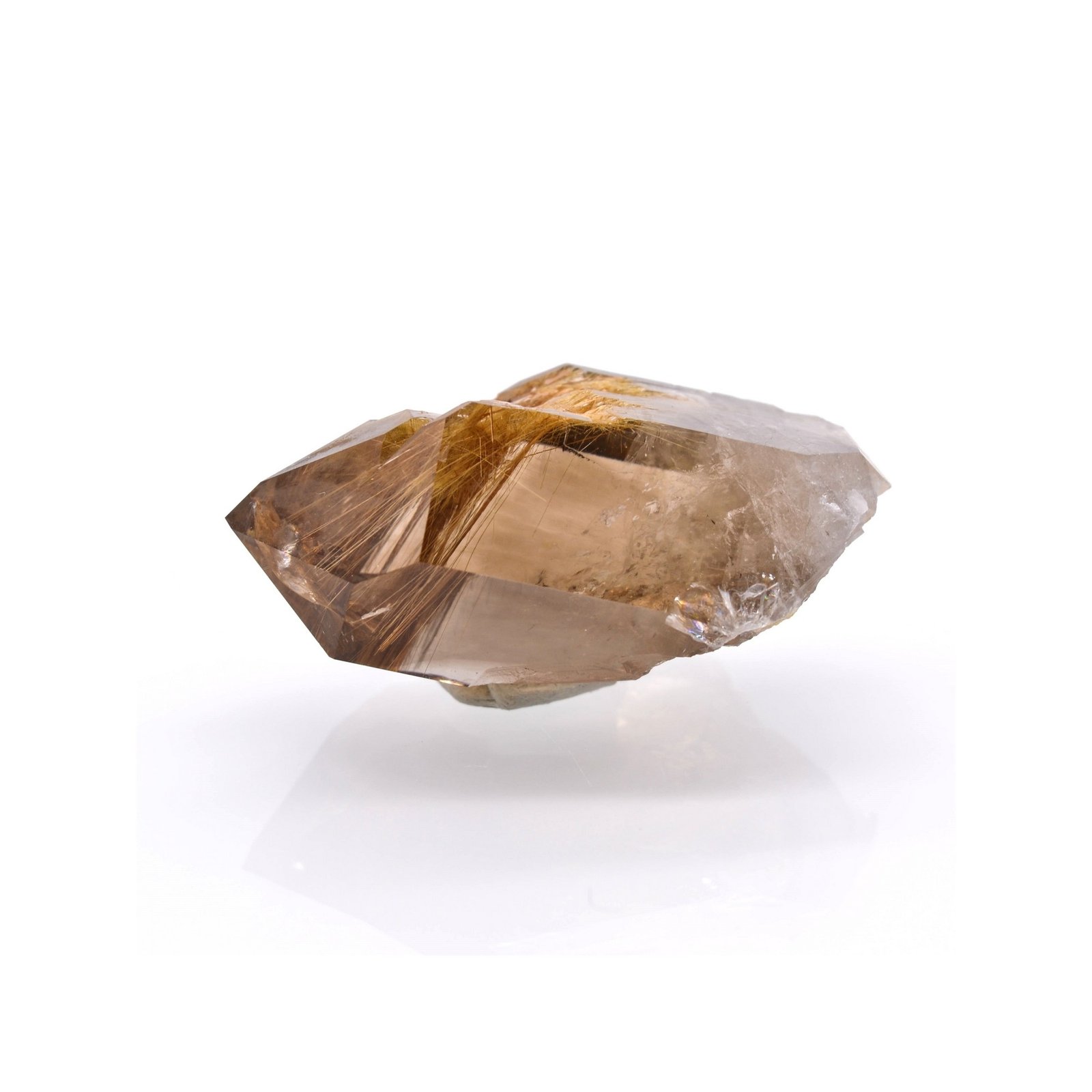 Quartz with rutile inclusions - Novo Horizonte, Bahia, Brazil