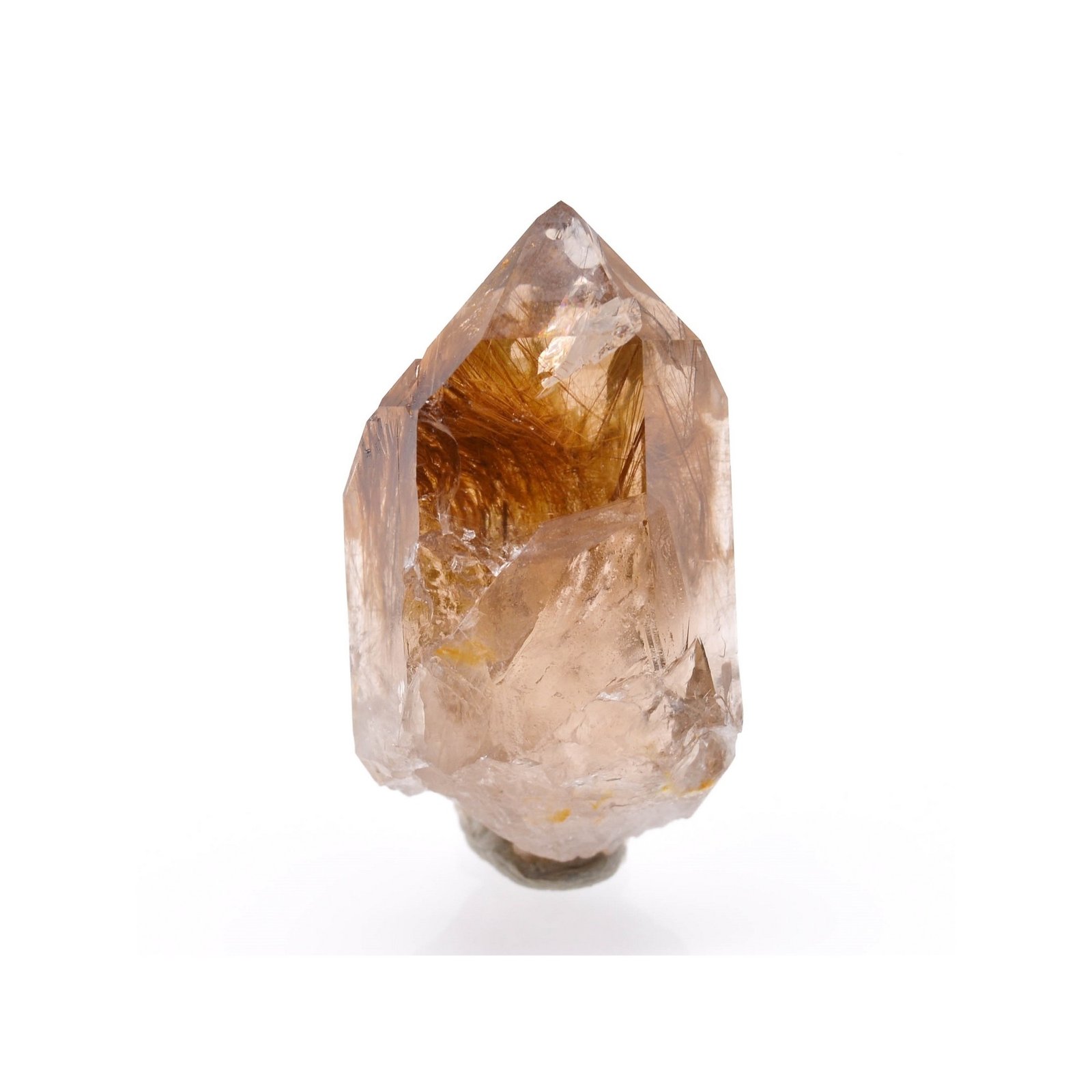 Quartz with rutile inclusions - Novo Horizonte, Bahia, Brazil