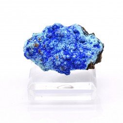 Azurite sur gibbsite - District du Dongchuan, Kunming, province du Yunnan, Chine