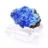 Azurite sur gibbsite - District du Dongchuan, Kunming, province du Yunnan, Chine