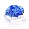 Azurite sur gibbsite - District du Dongchuan, Kunming, province du Yunnan, Chine