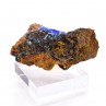 Azurite on gibbsite - Dongchuan district, Kunming, Yunnan province, China