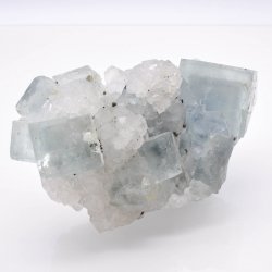 Fluorite and quartz - Le Burc, Alban, Tarn, France