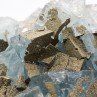 Fluorine et pyrite - Le Burc, Alban, Tarn, France