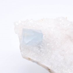 Fluorite and quartz - Le Burc, Alban, Tarn, France