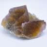 Pink and yellow fluorite - Chaillac, Indre, France