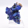 Azurite psm tétraèdrite et quartz - Mine à Giraud (La Gardette), Isère, France