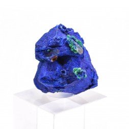 Azurite sur tétraèdrite - Mine à Giraud (La Gardette), Isère, France