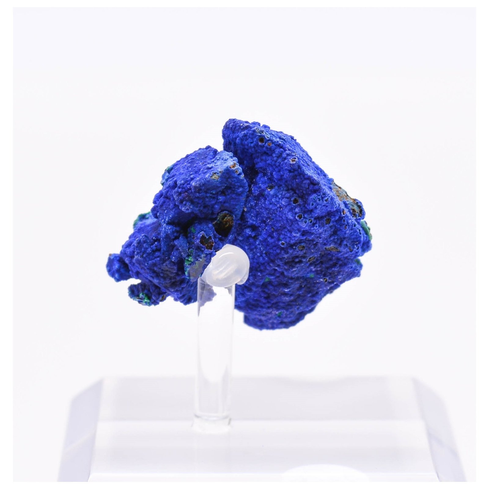 Azurite on tetrahedrite - Mine à Giraud (La Gardette), Isère, France