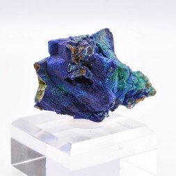 Azurite psm tétraèdrite - Mine à Giraud (La Gardette), Isère, France