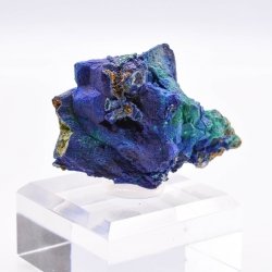 Azurite psm tétraèdrite - Mine à Giraud (La Gardette), Isère, France