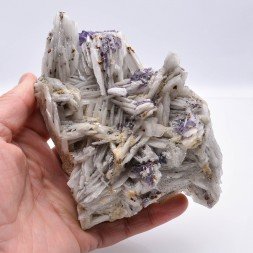 Barite and chalcopyrite - Saint Peray, Ardèche, France