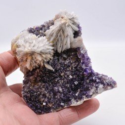 Fluorite and barite - Saint Peray, Ardèche, France