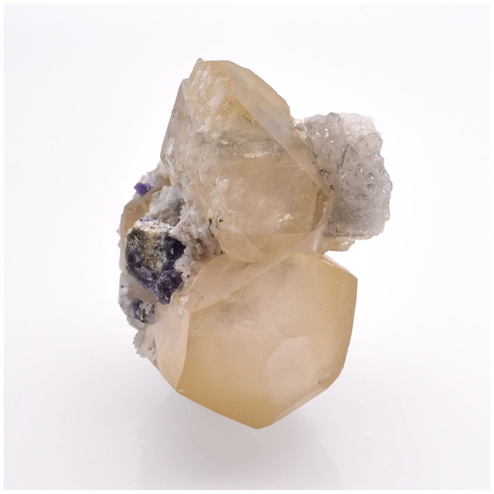 Calcite and barite - Saint Peray, Ardèche, France