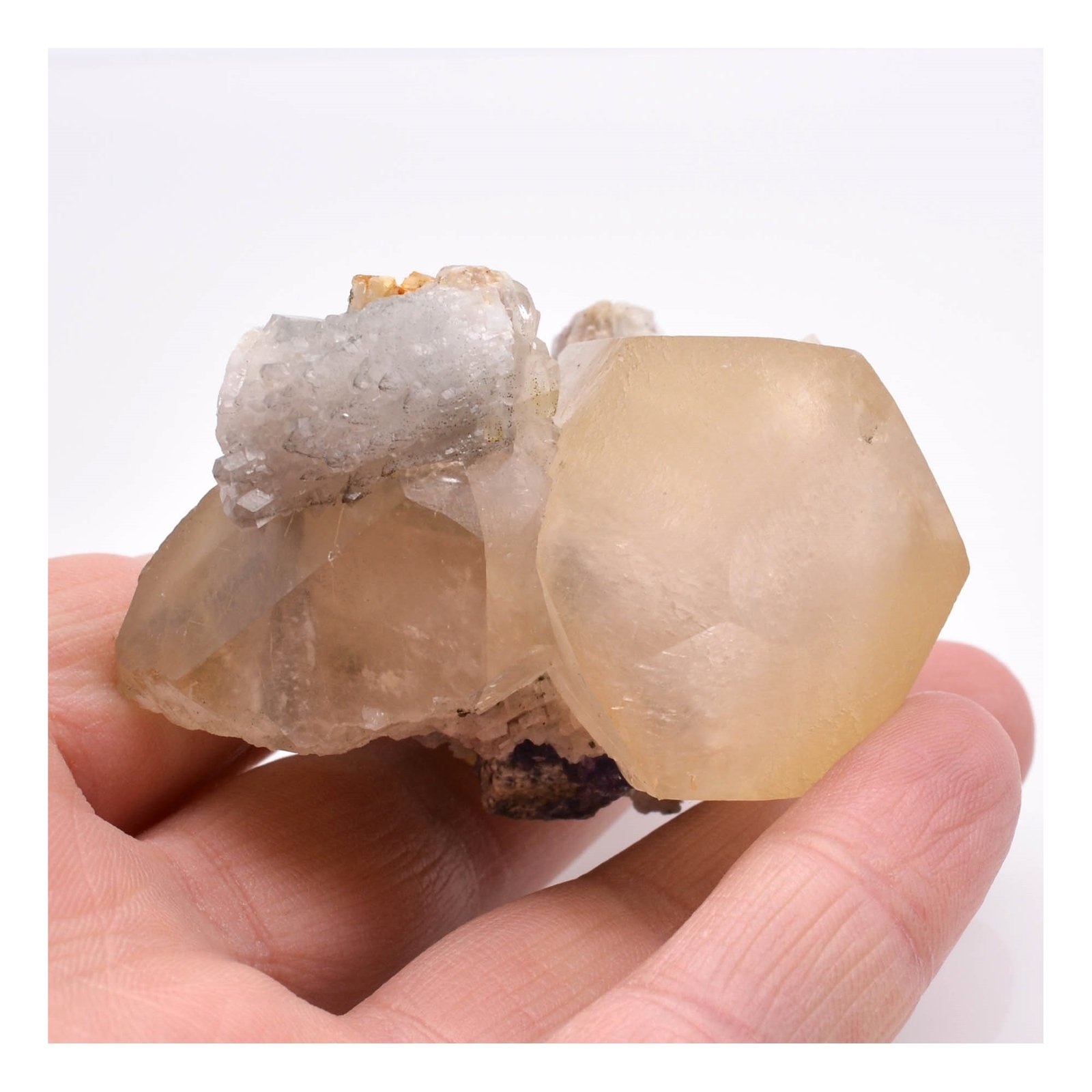 Calcite and barite - Saint Peray, Ardèche, France