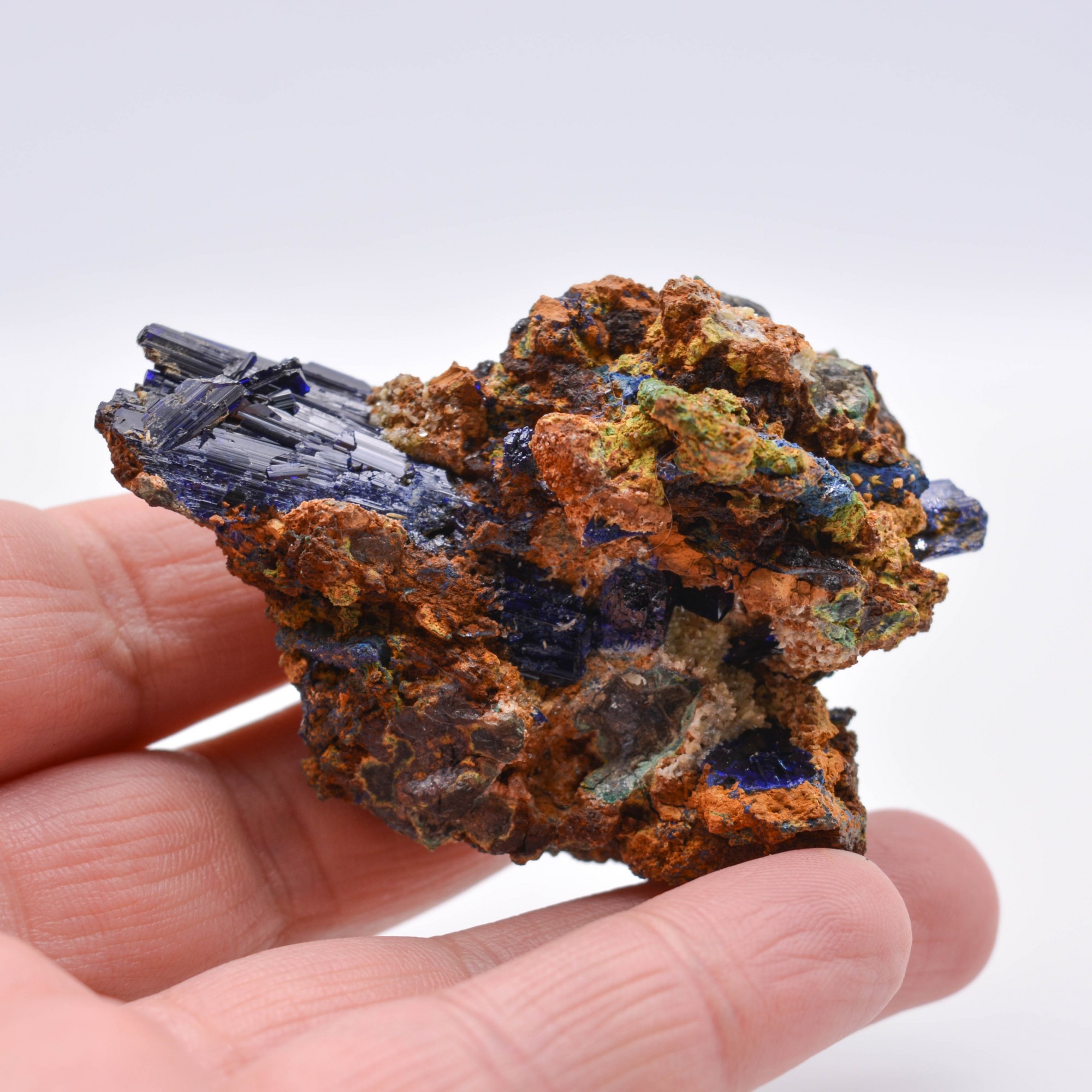 Azurite - Touissit, Morocco