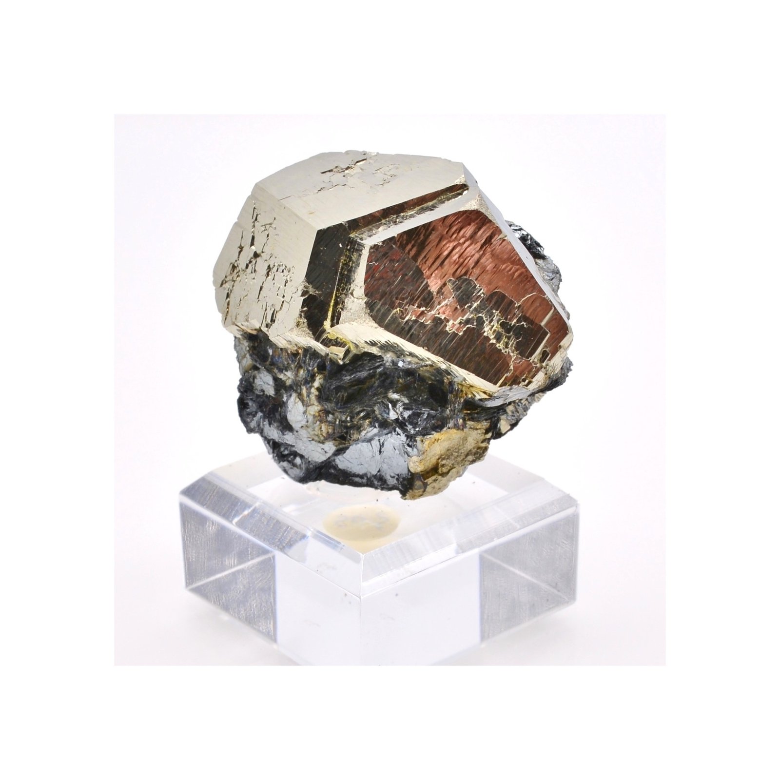 Pyrite and hematite - Valle Giove mine, Rio Marina, Elba island, Tuscany, Italy