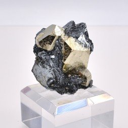 Pyrite and hematite - Valle Giove mine, Rio Marina, Elba island, Tuscany, Italy