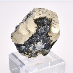 Pyrite and hematite - Valle Giove mine, Rio Marina, Elba island, Tuscany, Italy