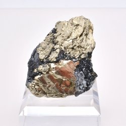Pyrite and hematite - Valle Giove mine, Rio Marina, Elba island, Tuscany, Italy