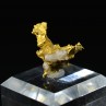 Native gold on quartz - Morbihan, France