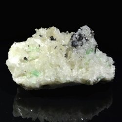 Augélite, hubnérite et quartz - Mine Tamboras, Mundo Nuevo, la Libertad, Pérou