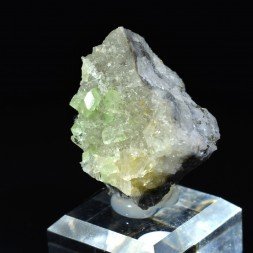 Augelite and quartz - Tamboras mine, Mundo Nuevo, la Libertad, Peru