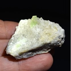 Augelite and quartz - Tamboras mine, Mundo Nuevo, la Libertad, Peru