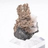 Argent natif sur calcite - Mine Bouismas, Maroc